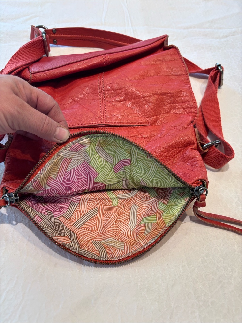 the Sac Leather Crossbody Bag with Stud Detail - Picture 6 of 12